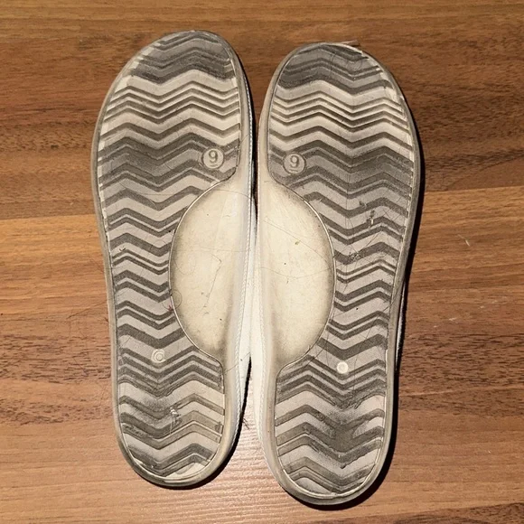 Target| White Slip-on Sneakers With Red White and Blue Design On Heel 9 - Picture 5 of 5